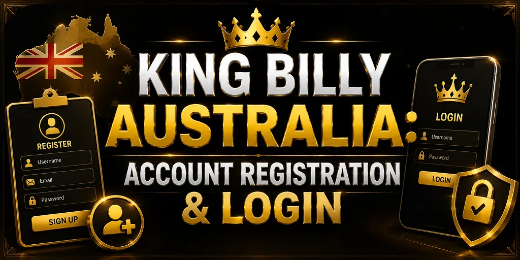 King Billy Australia Account Registration & Login