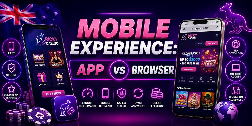 Mobile Experience App vs Browser