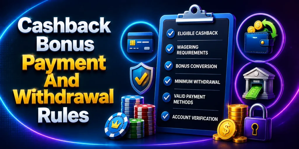 Cashback Bonus Payment And Withdrawal Rules