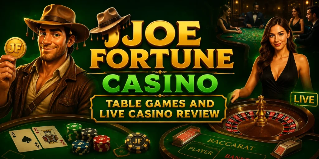Joe Fortune Casino Table Games And Live Casino Review