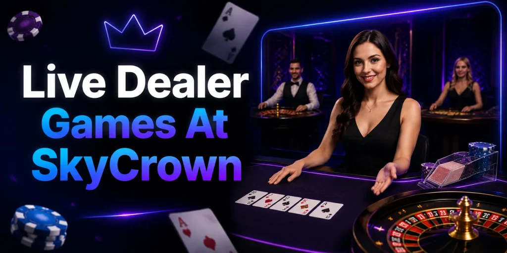 Live Dealer Games At SkyCrown