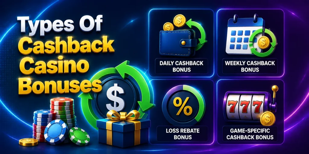 Types Of Cashback Casino Bonuses